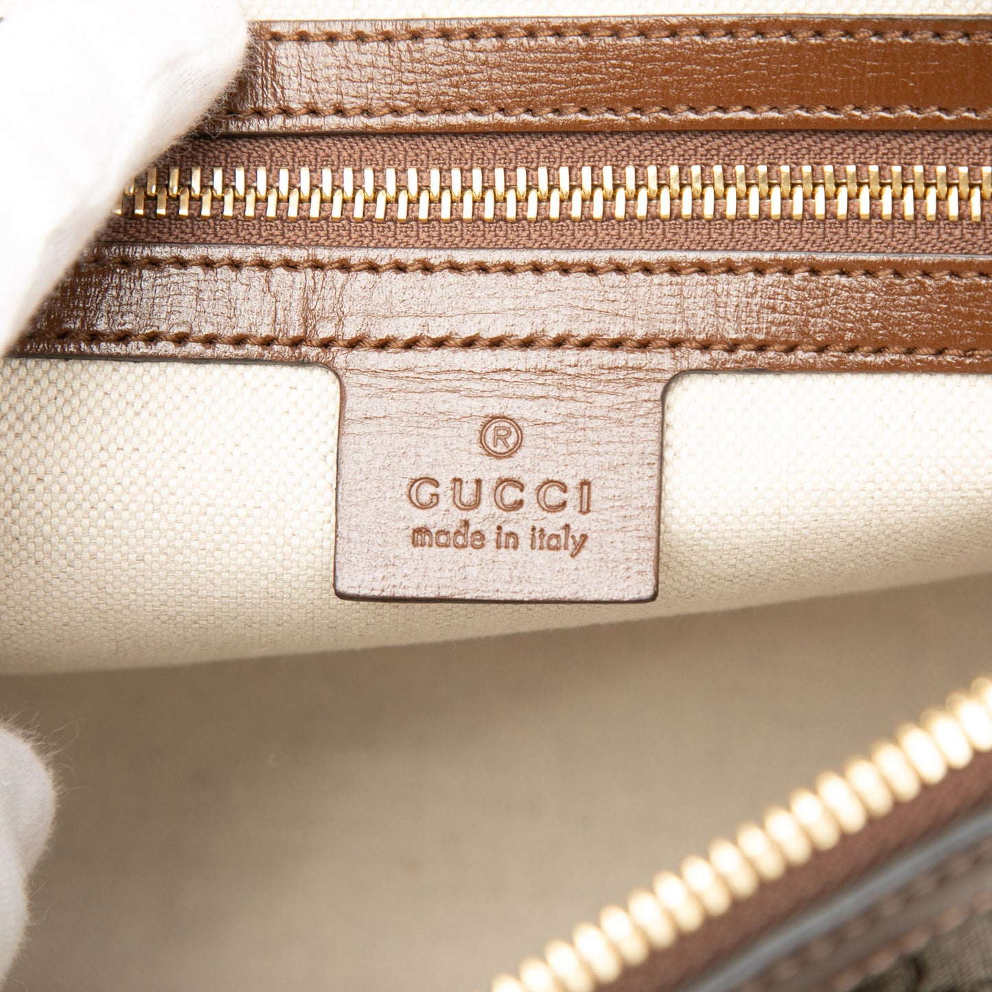 Gucci Small GG Supreme Horsebit 1955 Satchel