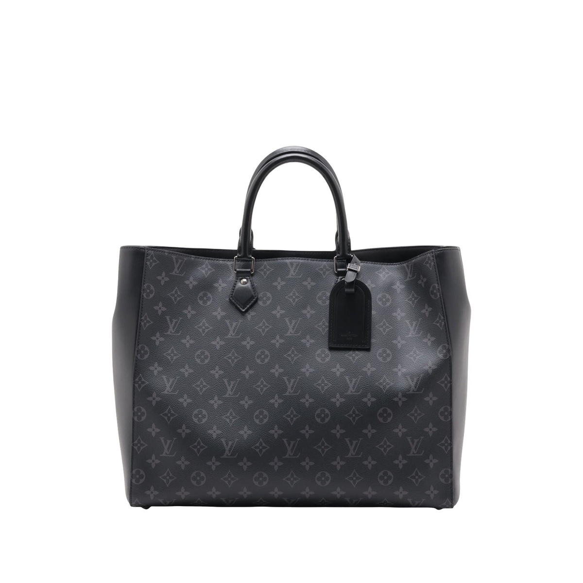 Louis Vuitton Monogram Eclipse Grand Sac Tote — Black