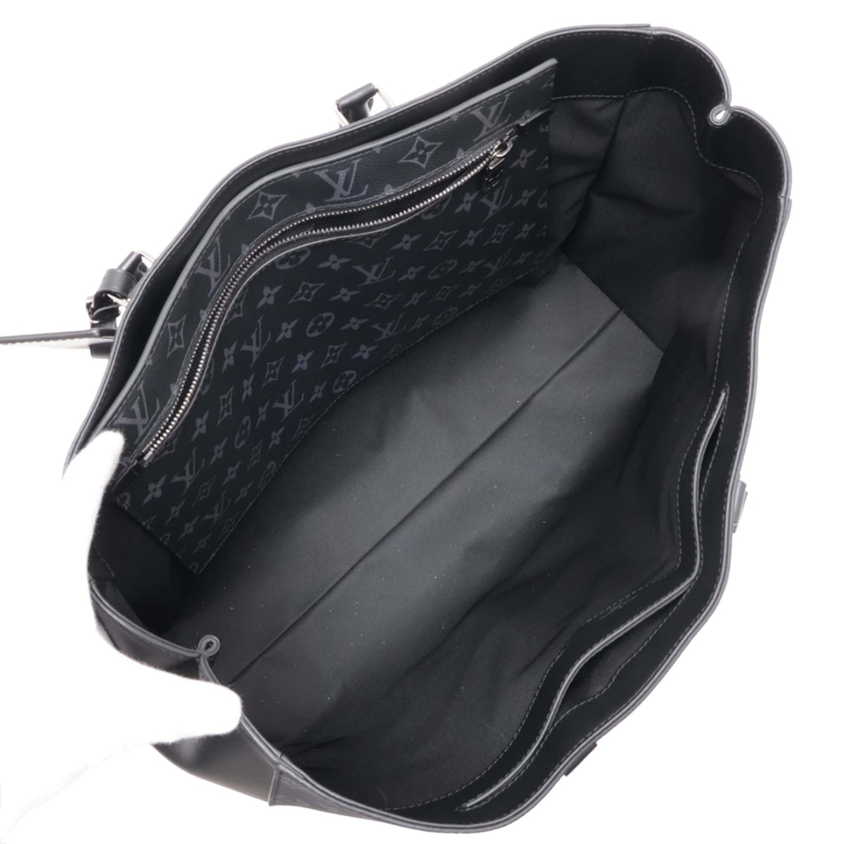 Louis Vuitton Monogram Eclipse Grand Sac Tote — Black