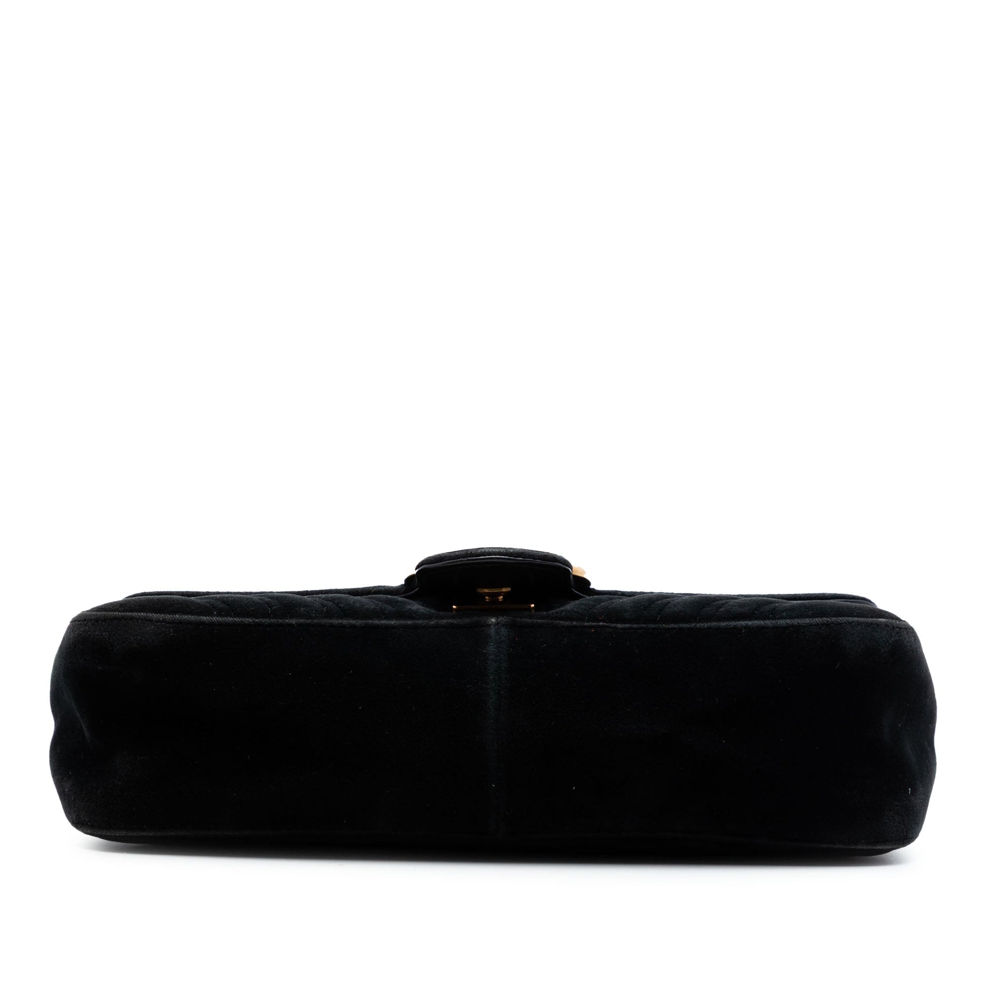 Gucci Medium GG Marmont Matelasse Velvet Shoulder Bag
