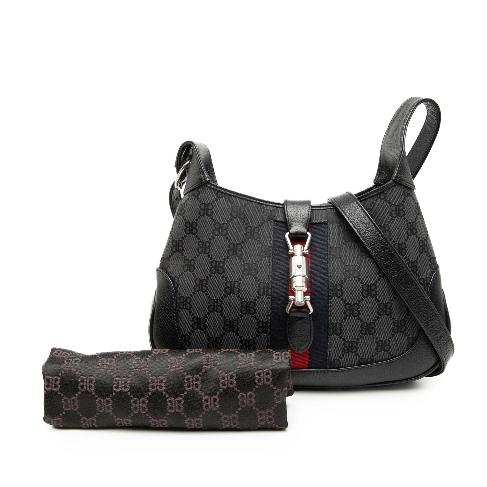 Gucci The Hacker Project Small BB Canvas Web Jackie 1961 Crossbody