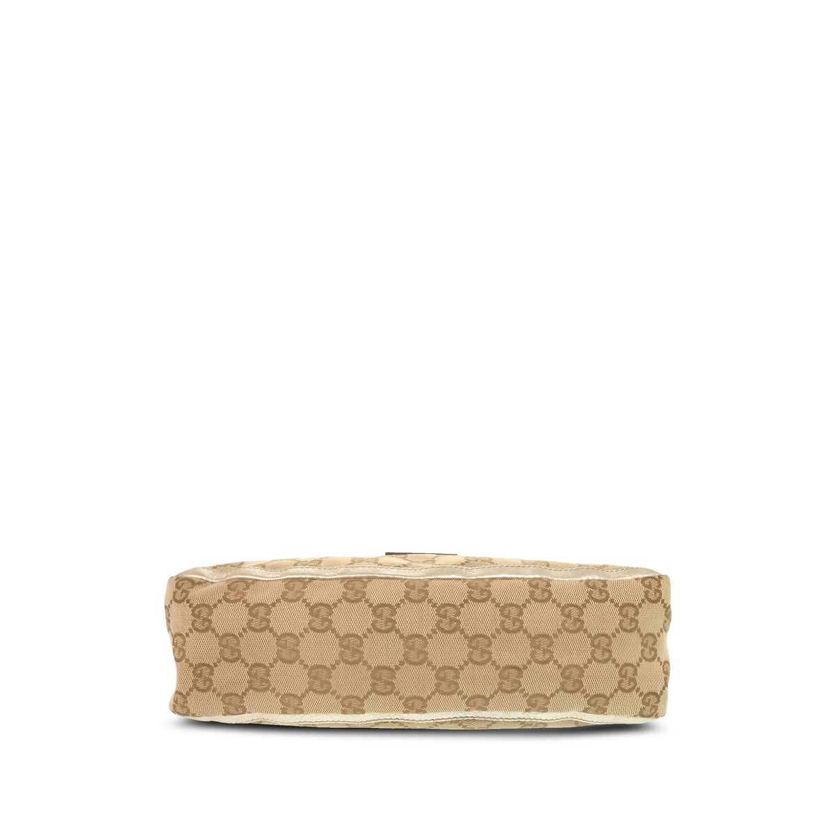 Gucci GG Canvas Abbey D Ring Pochette — Beige