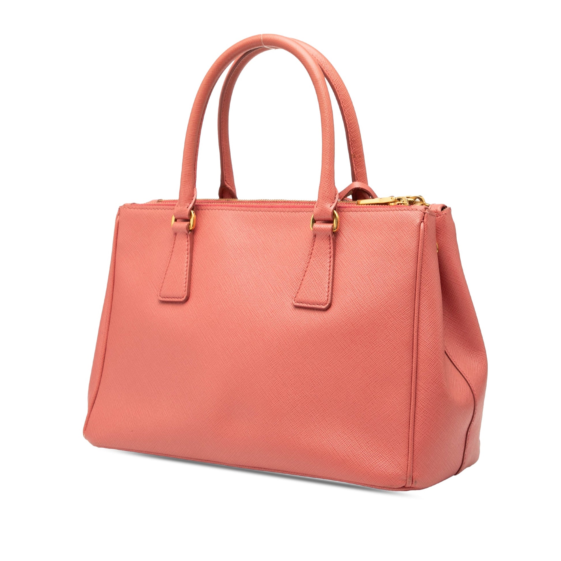 Prada Small Saffiano Lux Galleria Double Zip Satchel