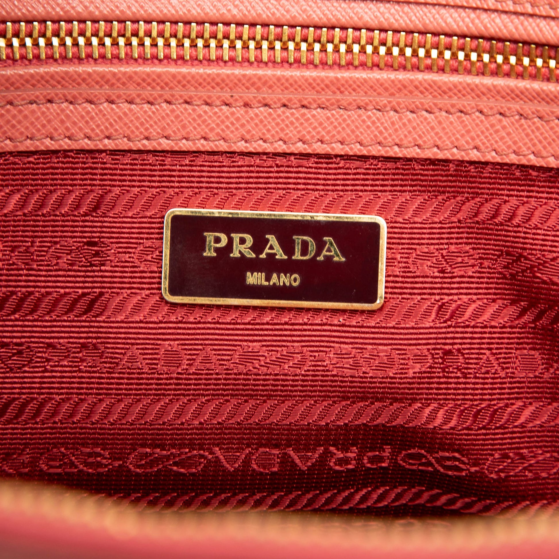 Prada Small Saffiano Lux Galleria Double Zip Satchel
