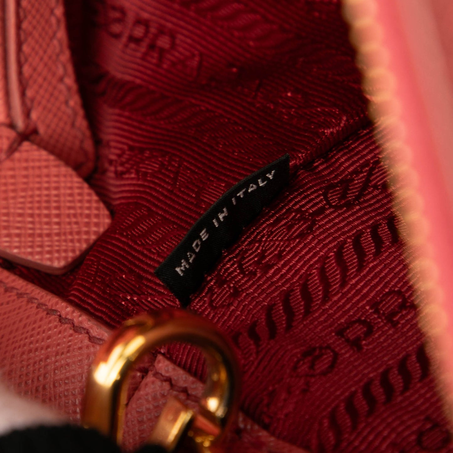 Prada Small Saffiano Lux Galleria Double Zip Satchel