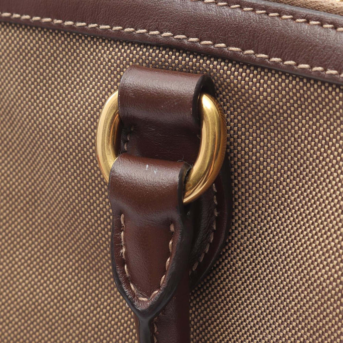 Prada Canapa Logo Jacquard Tote