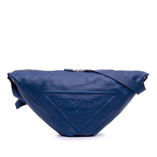 Prada Vitello Daino Triangle Crossbody
