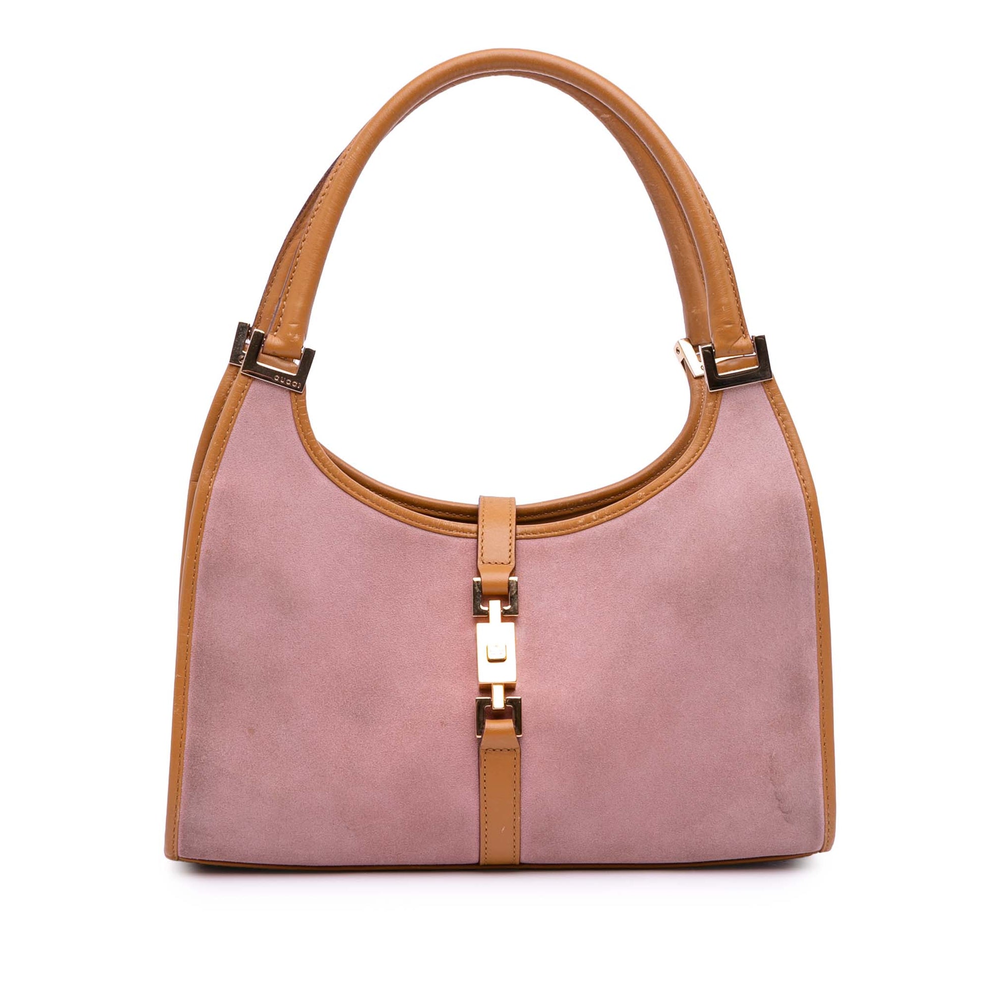 Gucci Suede Jackie Bardot Handbag