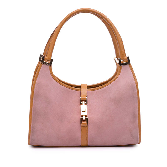 Gucci Suede Jackie Bardot Handbag