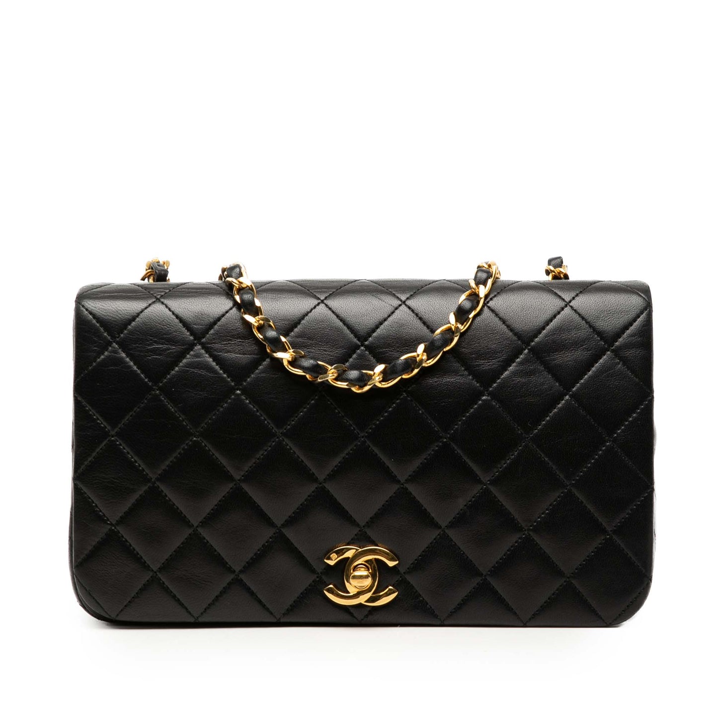 Medium Quilted Lambskin Full Flap
