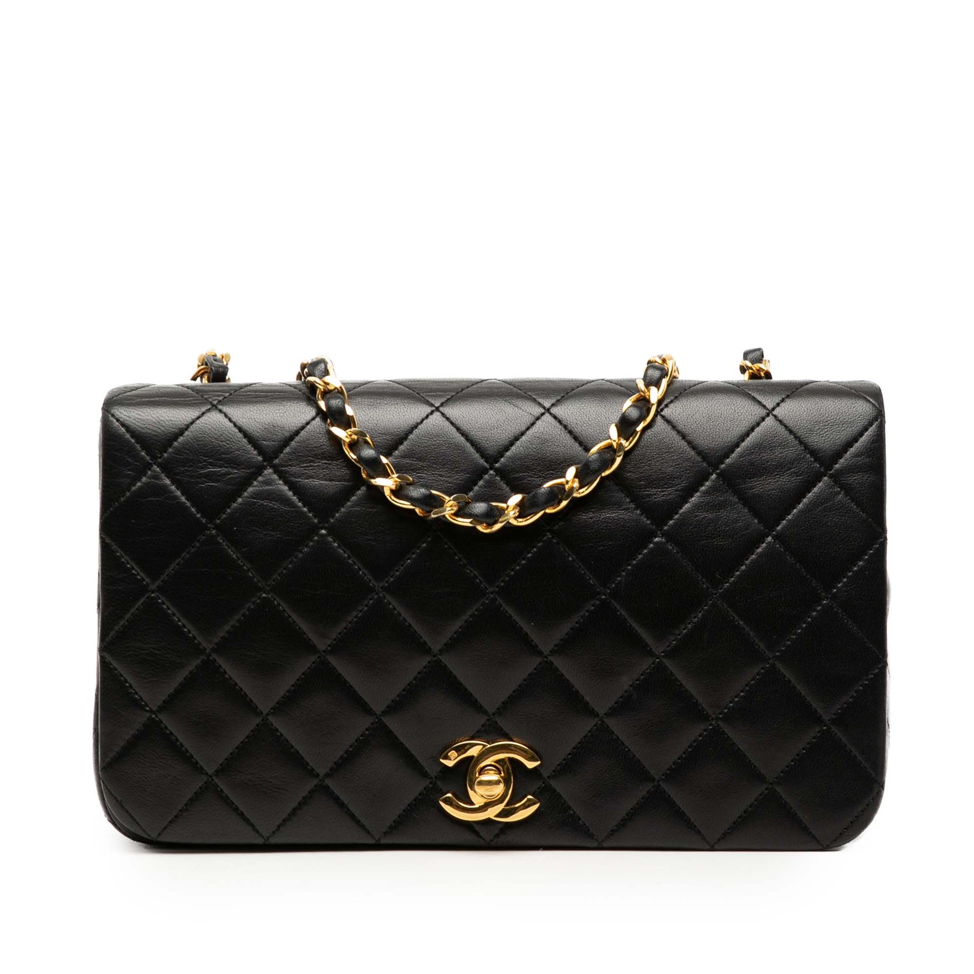 Medium Quilted Lambskin Full Flap