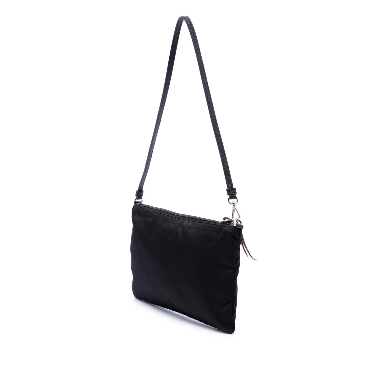 Prada Tessuto Stampato Geometric Shoulder Bag