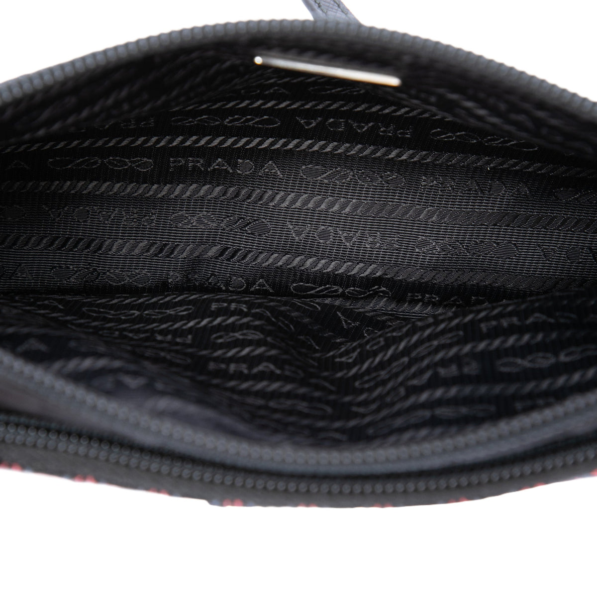 Prada Tessuto Stampato Geometric Shoulder Bag