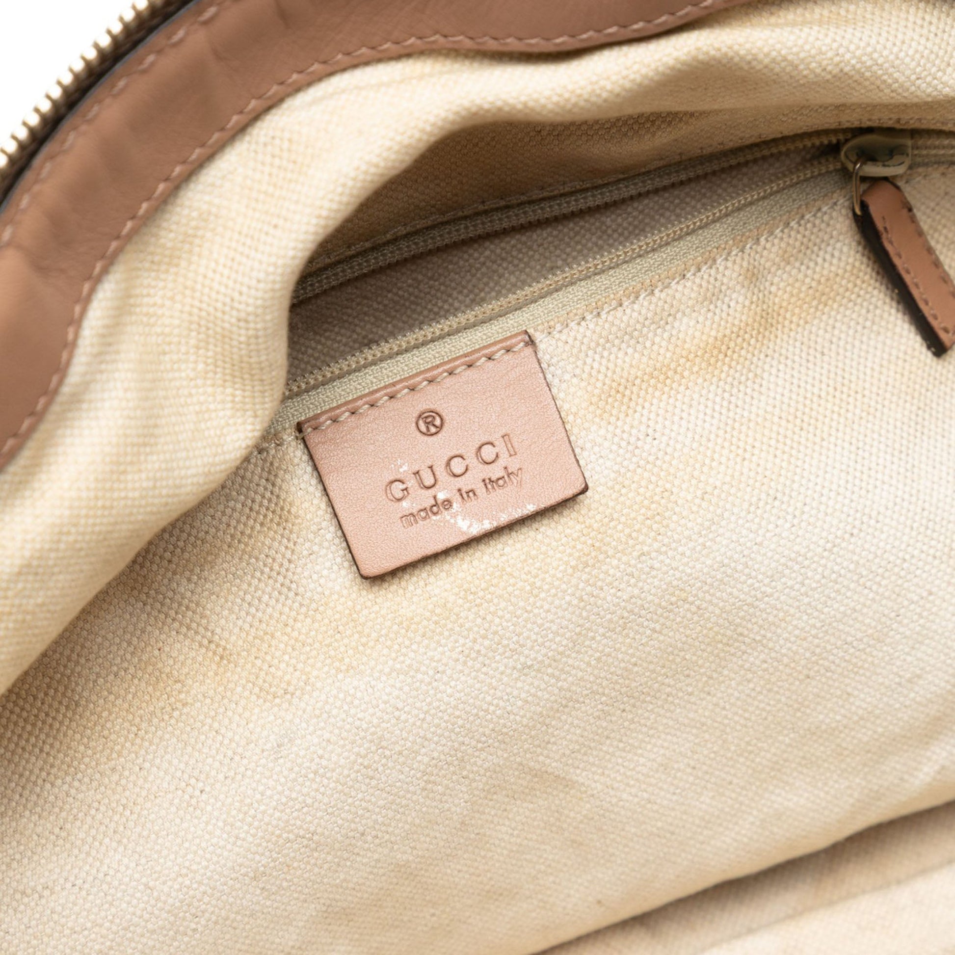 Gucci Diamante Canvas Sukey Satchel