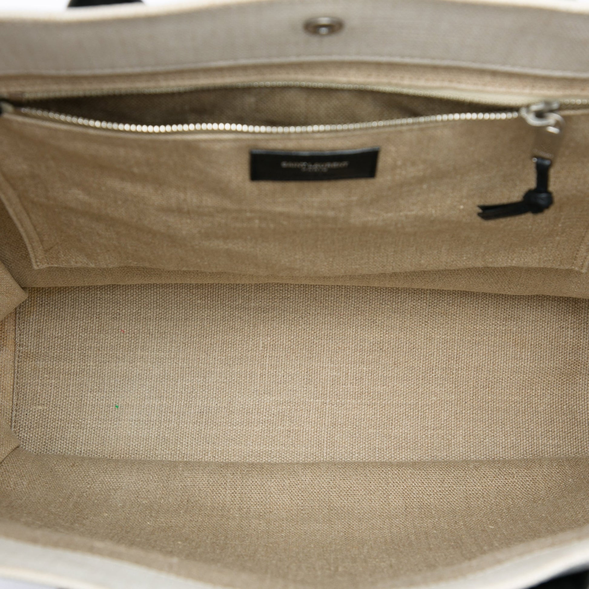 Saint Laurent Canvas Rive Gauche North South Tote