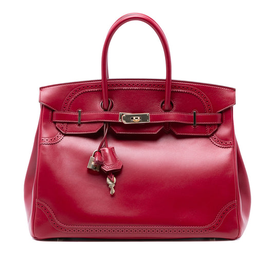 Hermès Tadelakt Ghillies Birkin Retourne 35