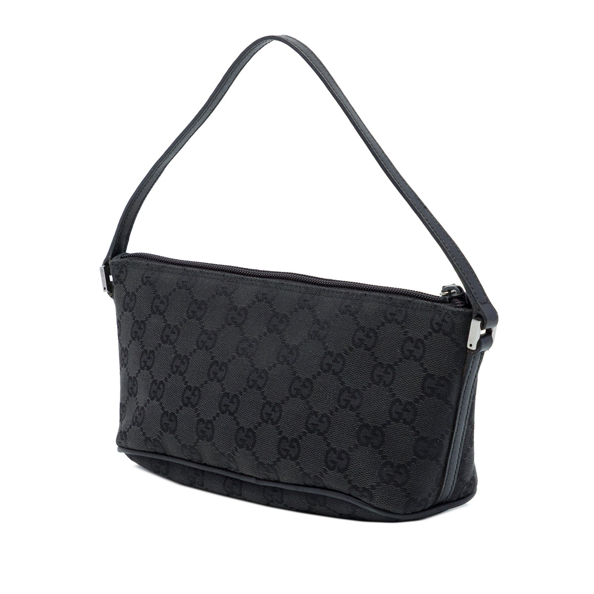Gucci GG Canvas Boat — Black