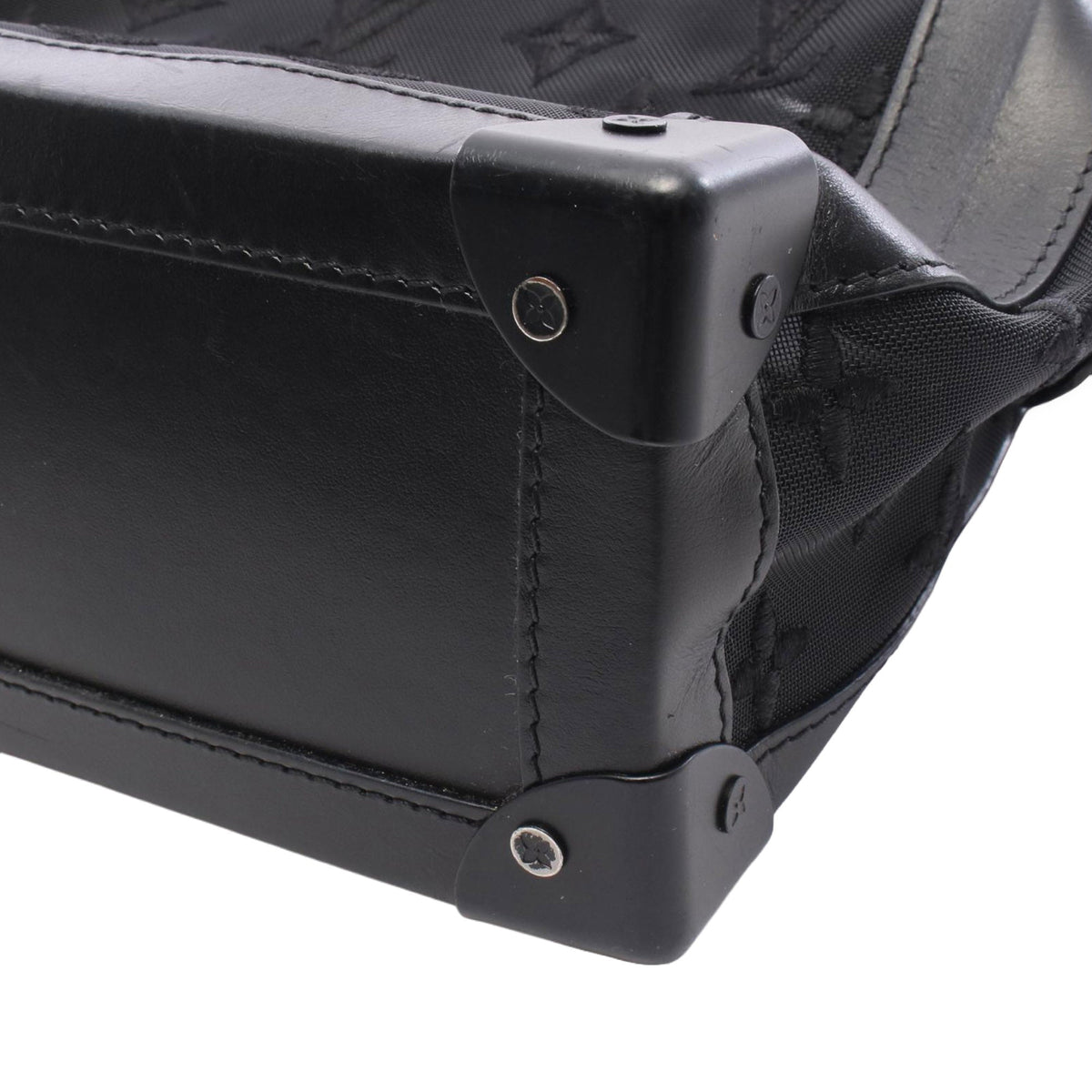Louis Vuitton Monogram Mesh Soft Trunk — Black