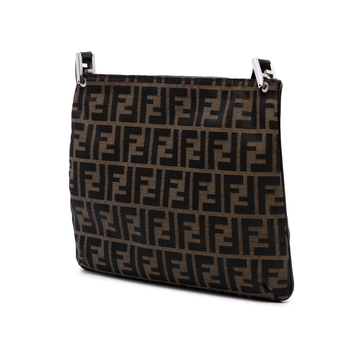 Fendi Zucca Canvas Shoulder Bag