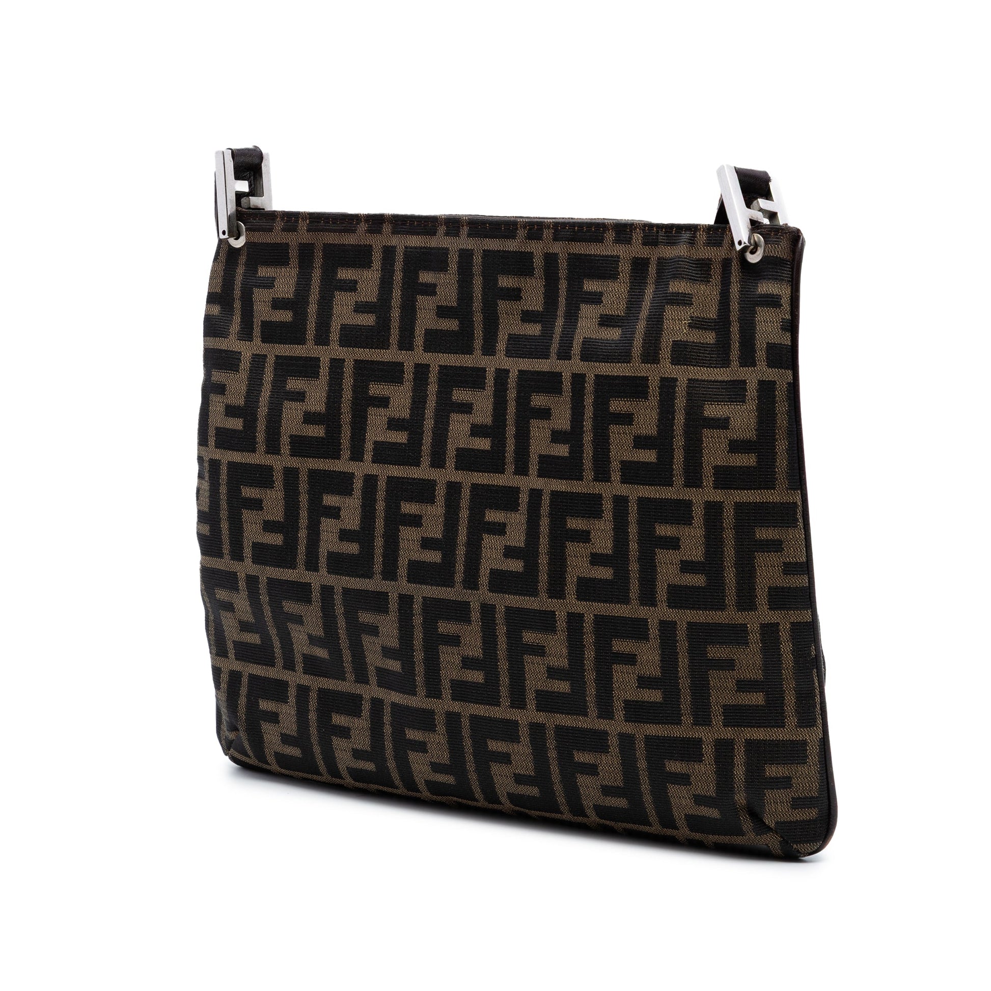 Fendi Zucca Canvas Shoulder Bag