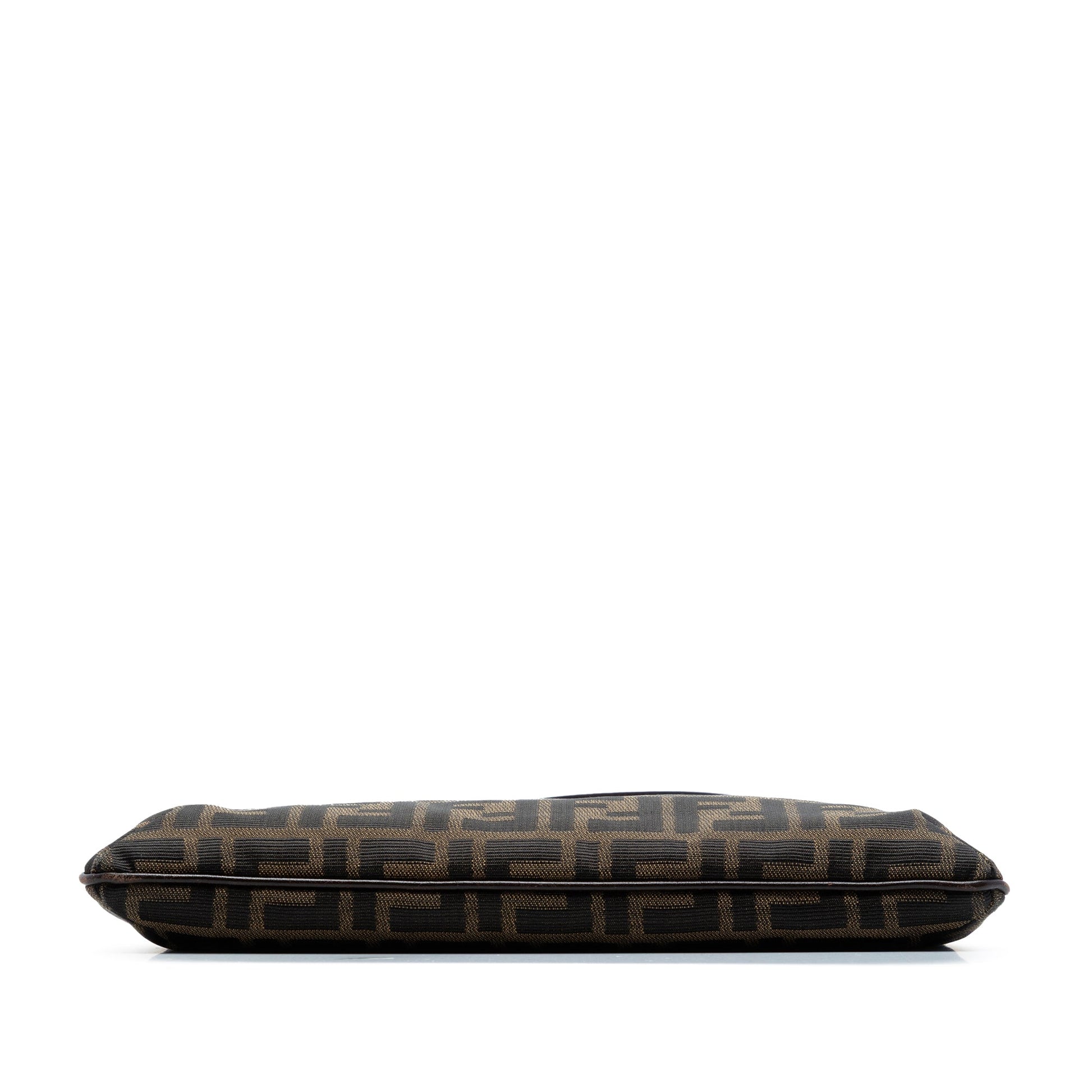 Fendi Zucca Canvas Shoulder Bag