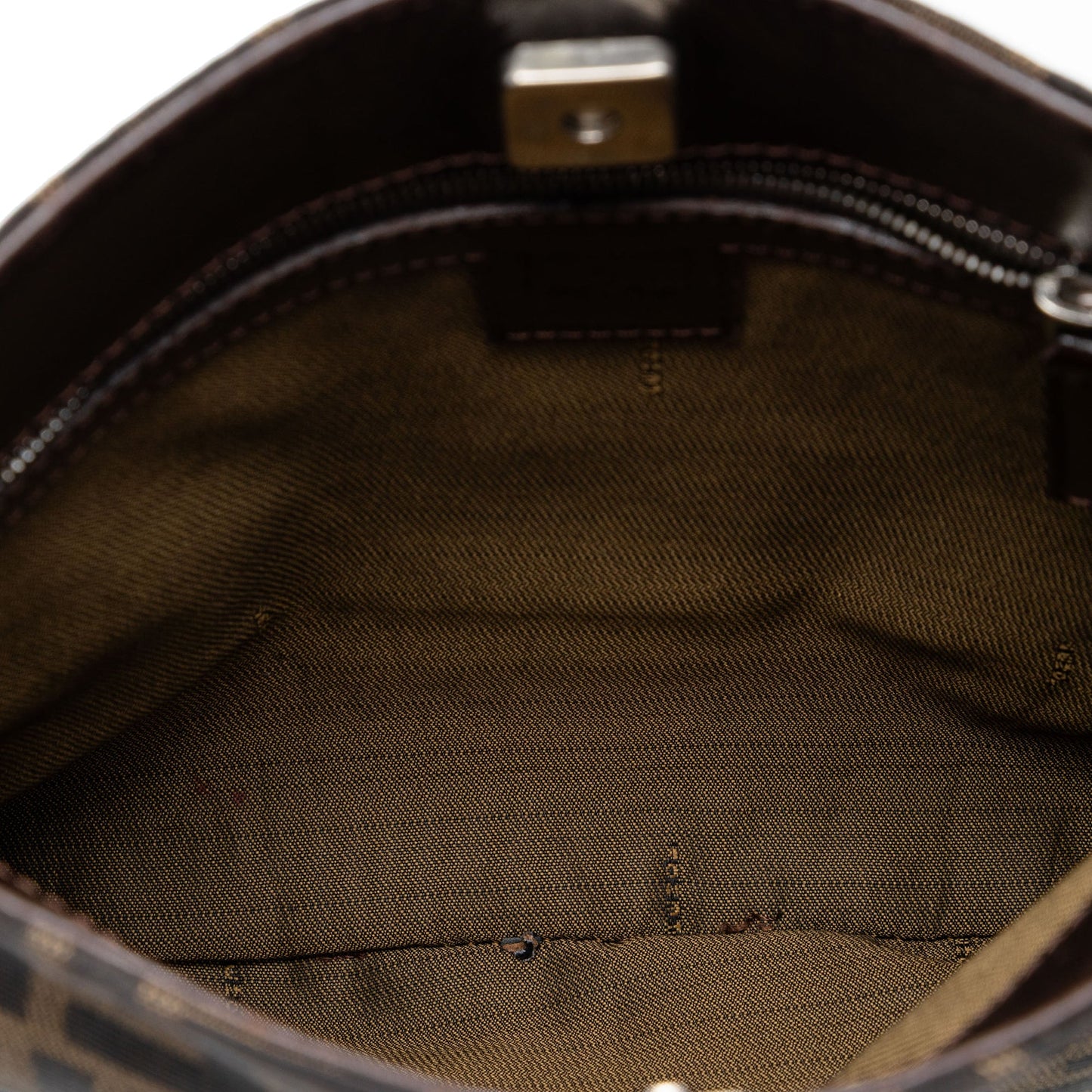 Fendi Zucca Canvas Shoulder Bag