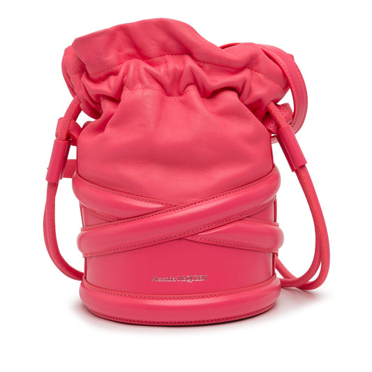 Alexander McQueen Calfskin The Soft Curve Bucket Bag