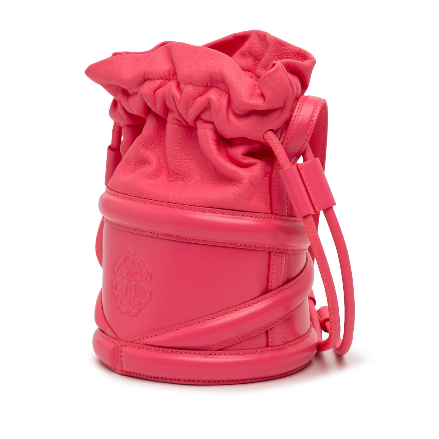 Alexander McQueen Calfskin The Soft Curve Bucket Bag