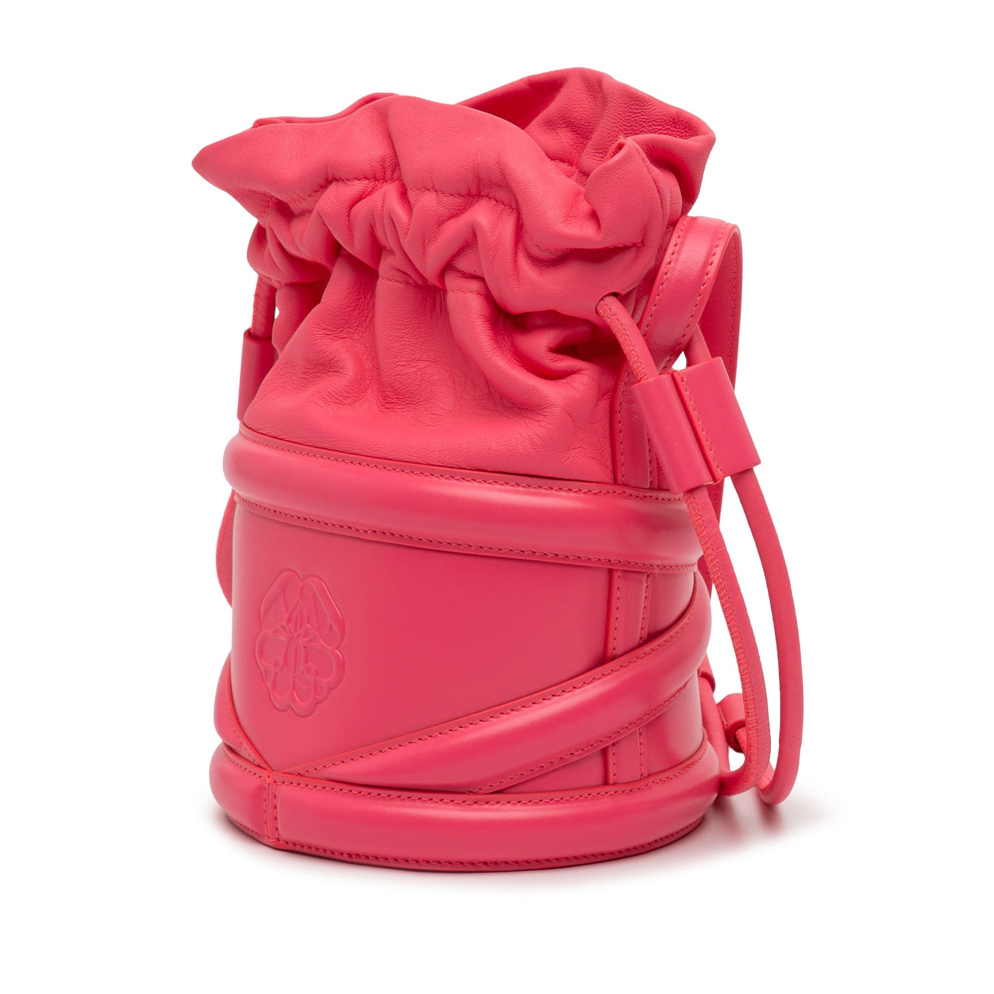 Alexander McQueen Calfskin The Soft Curve Bucket Bag