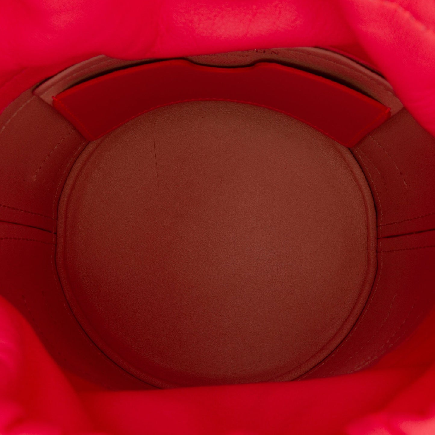 Alexander McQueen Calfskin The Soft Curve Bucket Bag