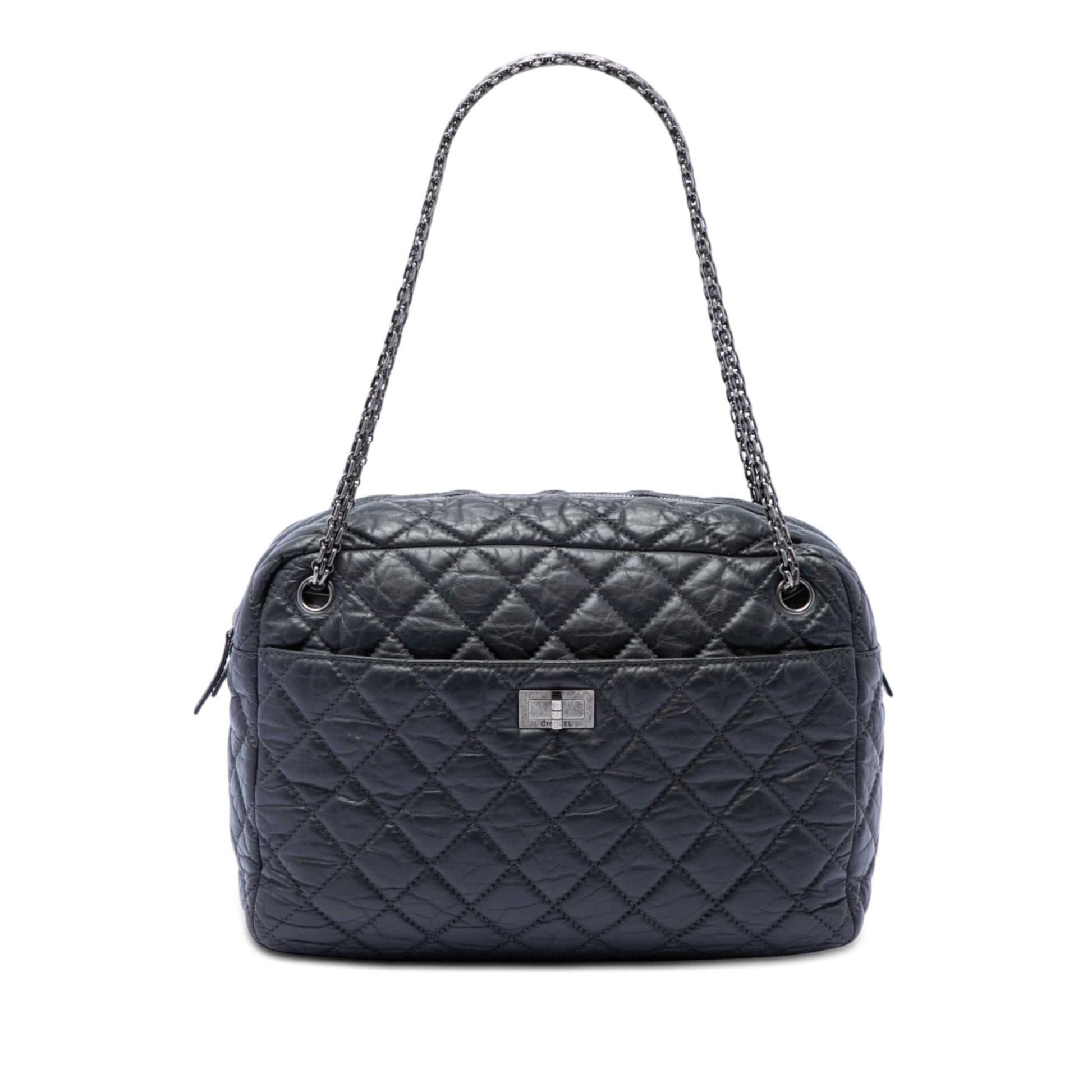 Chanel Large Quilted Aged Calfskin Reissue Camera Bag