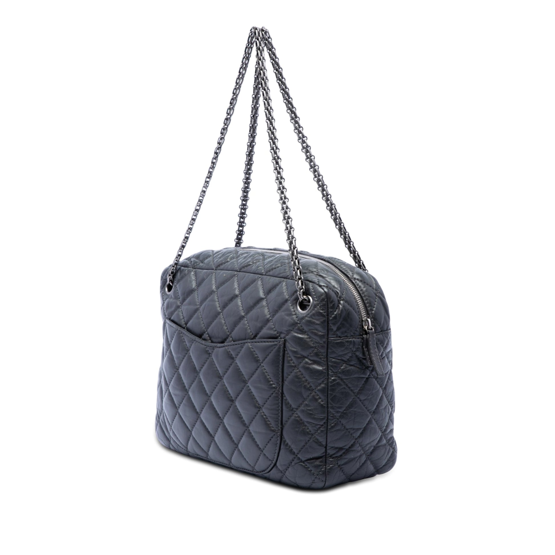 Chanel Large Quilted Aged Calfskin Reissue Camera Bag
