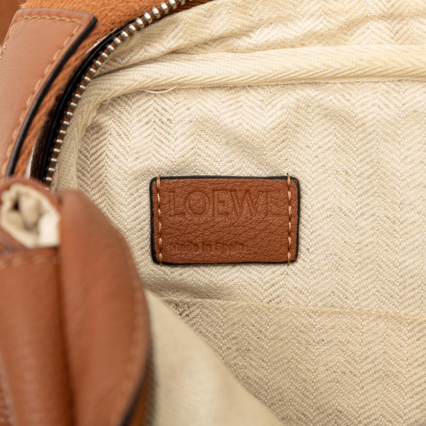 LOEWE Soft Grained Calfskin Military Messenger Bag XS