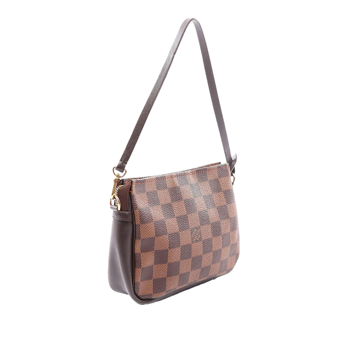 Louis Vuitton Damier Ebene Trousse Pochette — Brown
