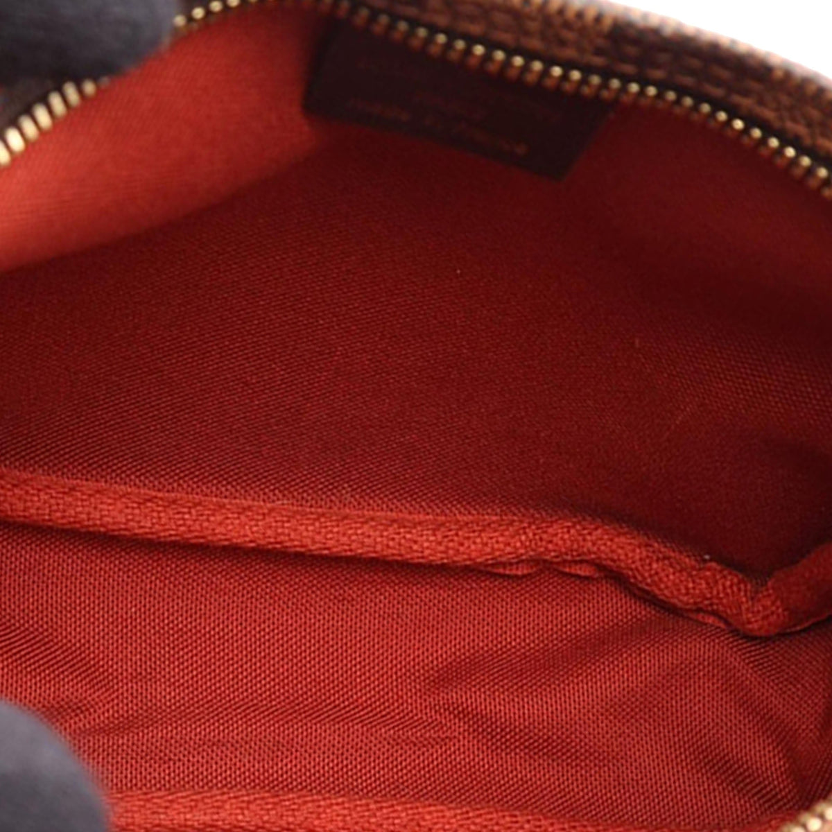 Louis Vuitton Damier Ebene Trousse Pochette — Brown