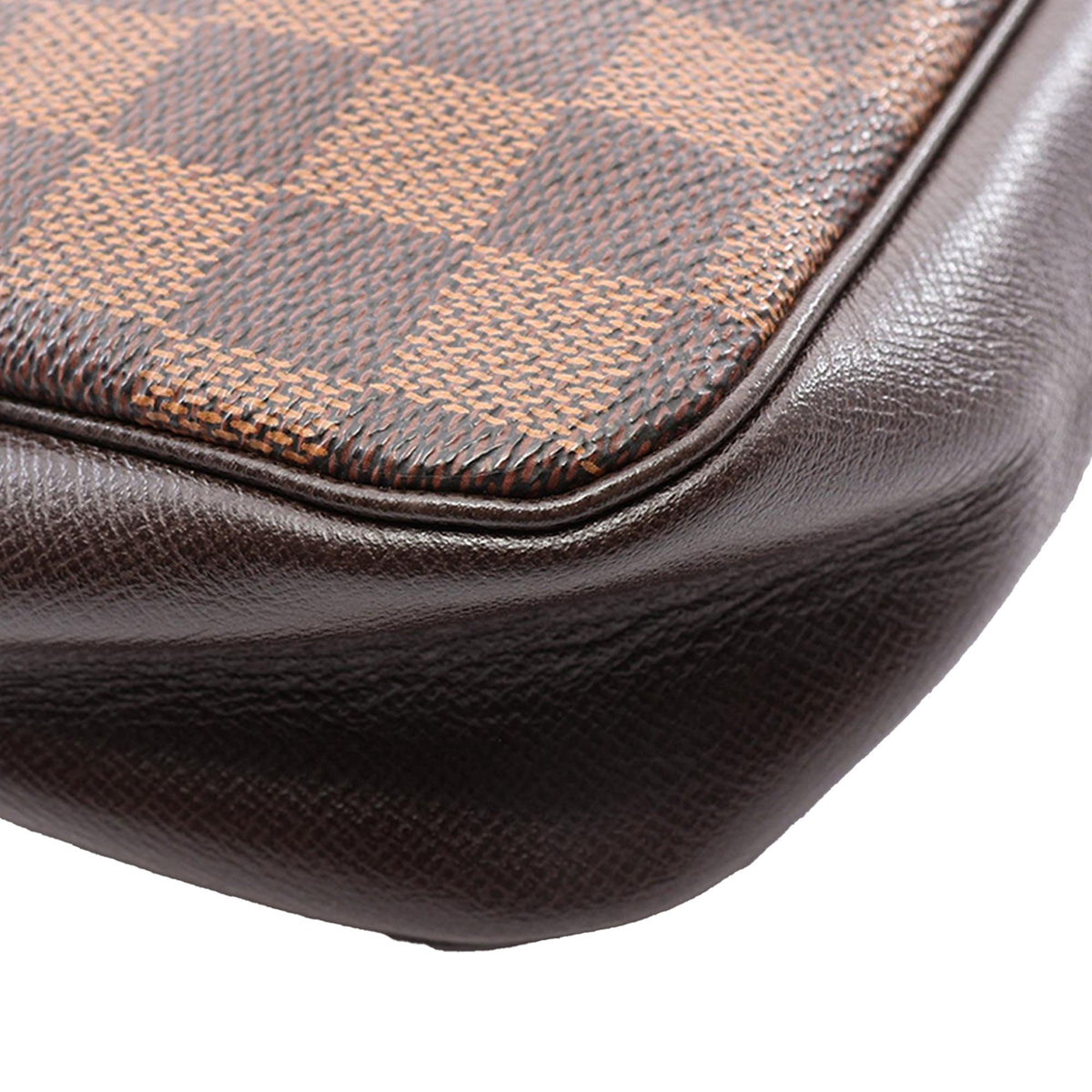 Louis Vuitton Damier Ebene Trousse Pochette — Brown