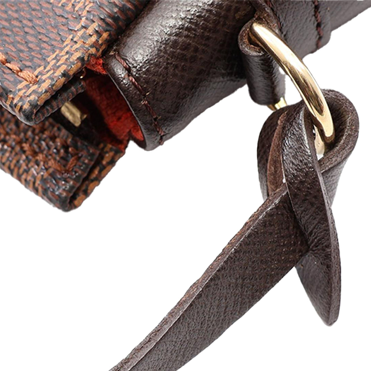 Louis Vuitton Damier Ebene Trousse Pochette — Brown