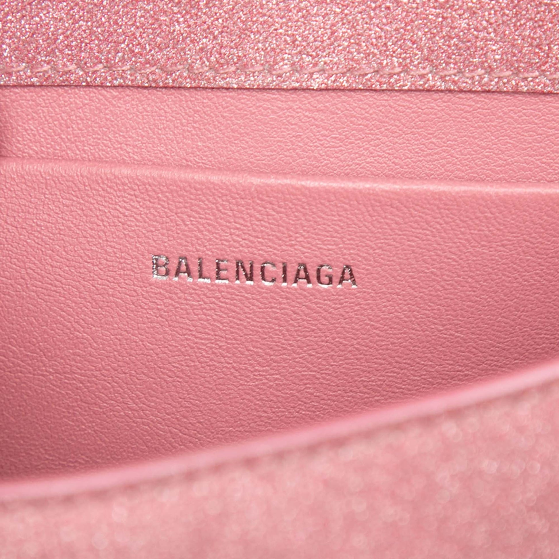 Balenciaga Small Glitter Fabric XX Flap