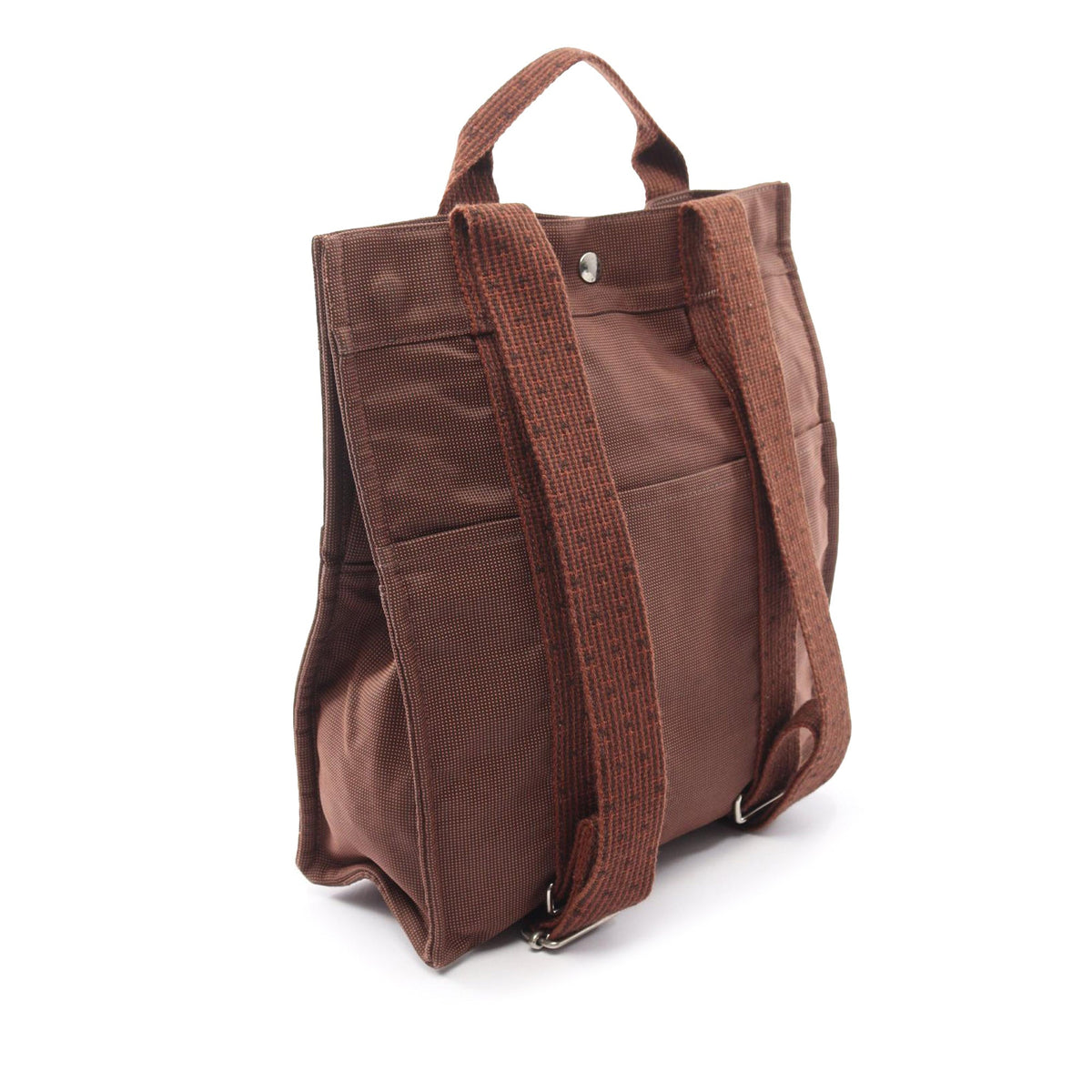 Hermès Canvas Herline Backpack MM