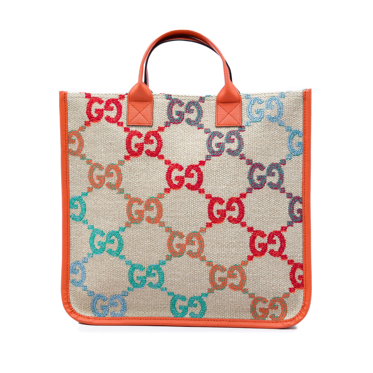 Gucci Childrens GG Canvas Tote — Brown