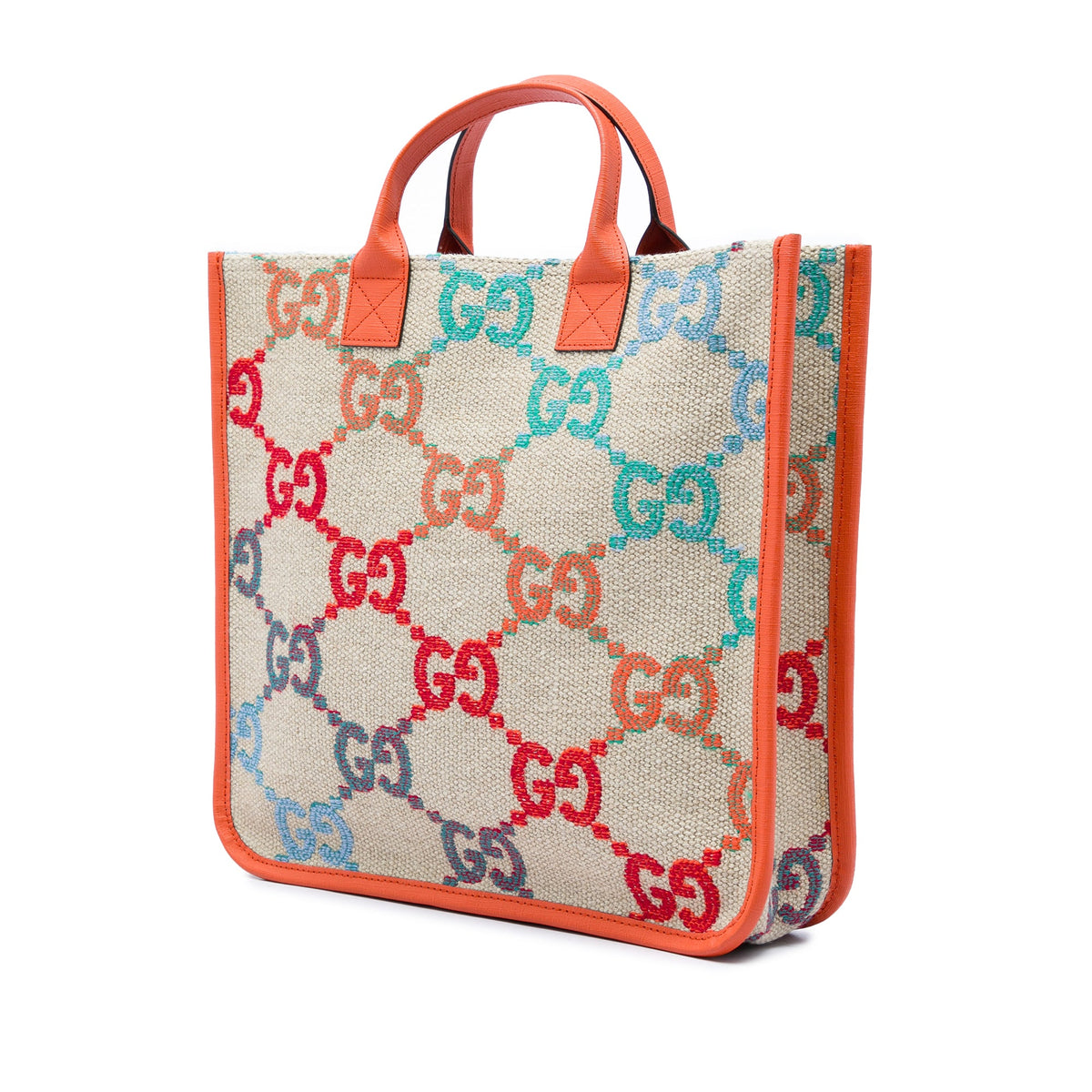 Gucci Childrens GG Canvas Tote — Brown