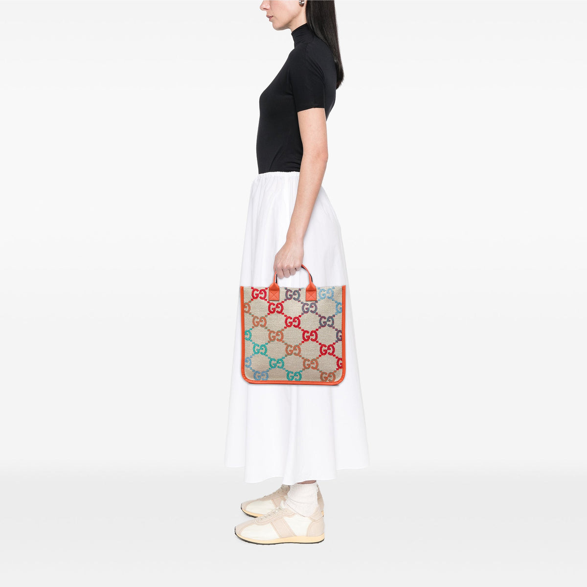Gucci Childrens GG Canvas Tote — Brown