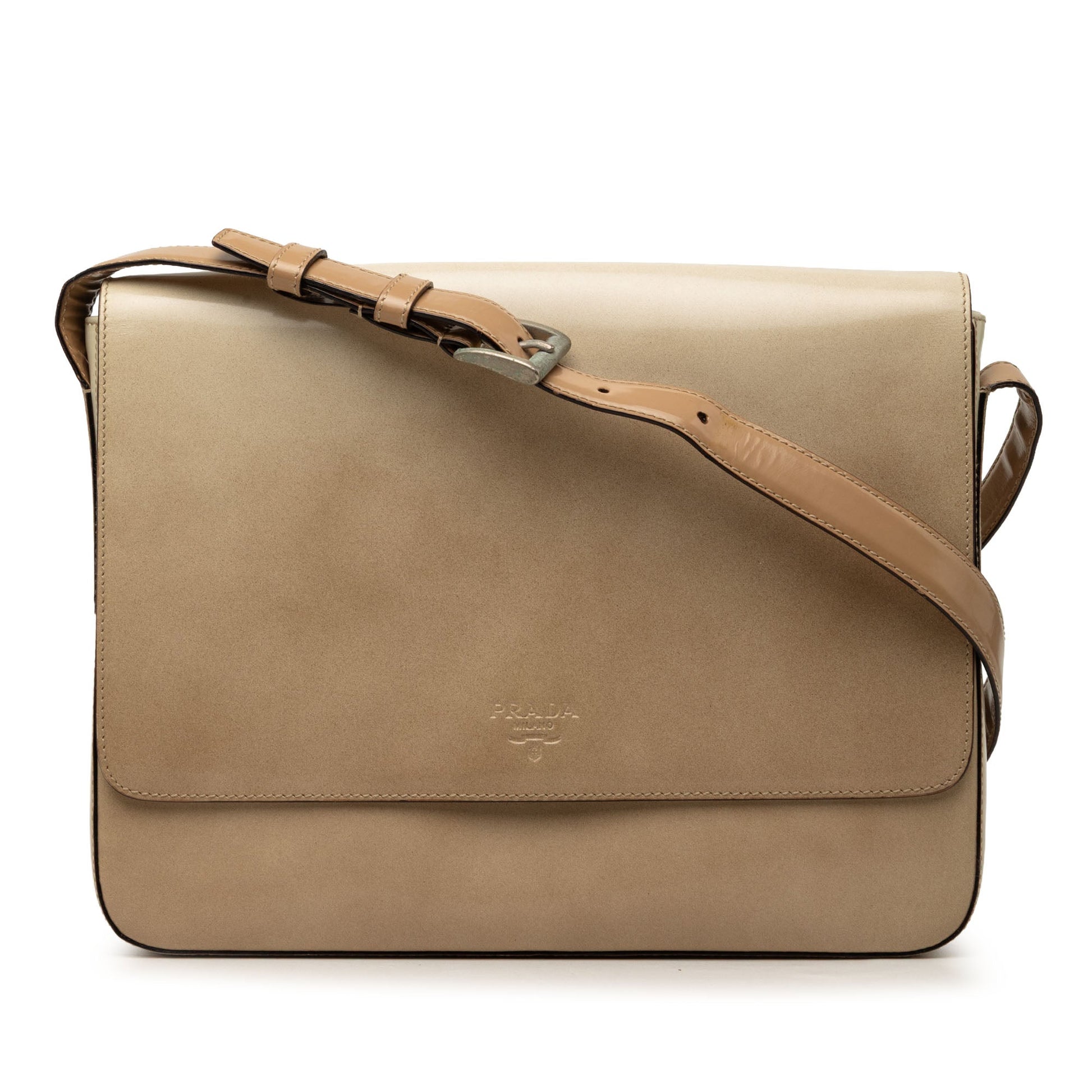 Prada Spazzolato Leather Crossbody