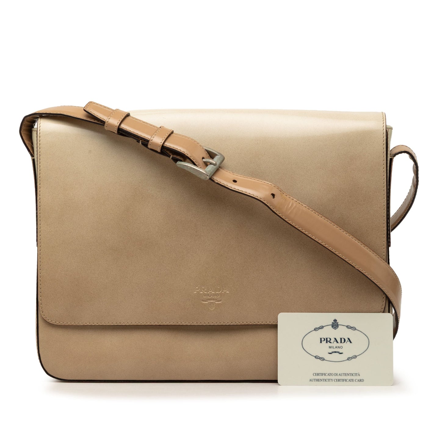 Prada Spazzolato Leather Crossbody