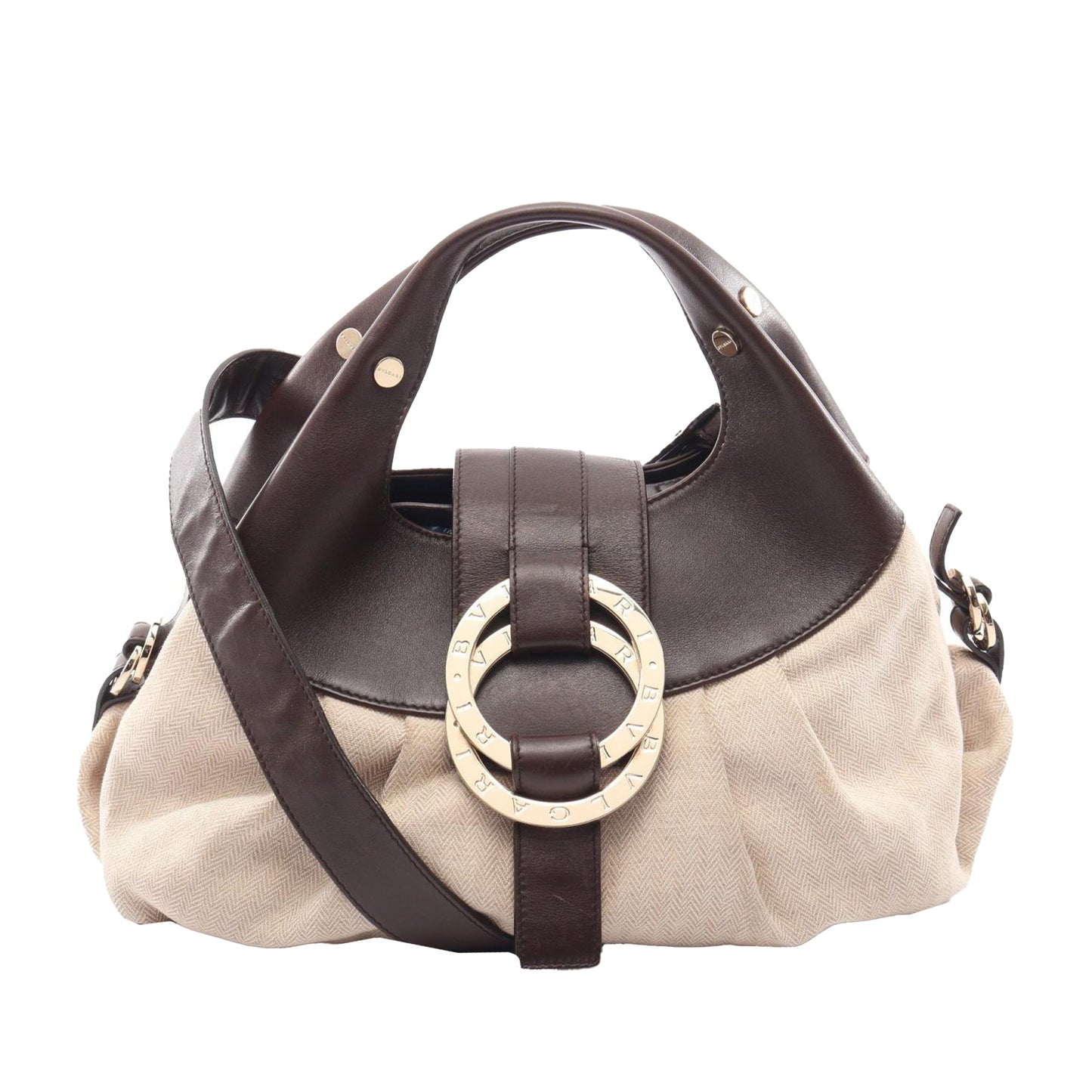Bvlgari Canvas Chandra Satchel