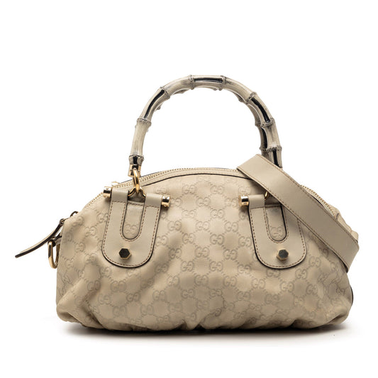Guccissima Bamboo Dialux Pop Satchel