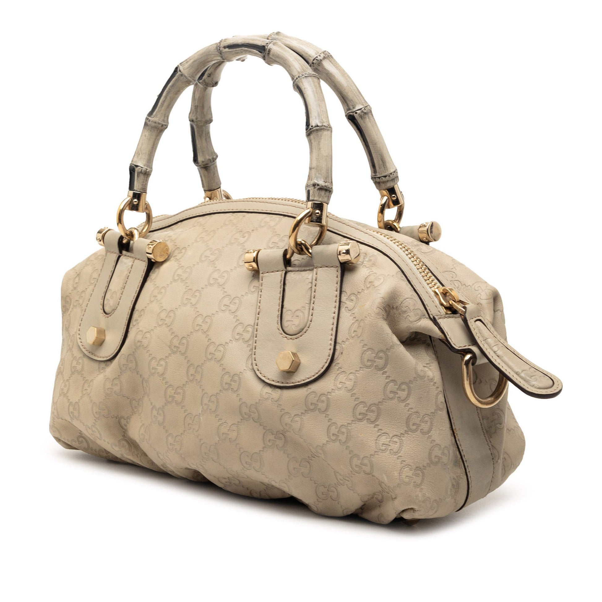 Guccissima Bamboo Dialux Pop Satchel