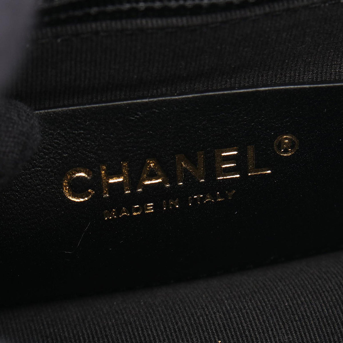 Chanel Mini Quilted Patent Graphic Catch Flap