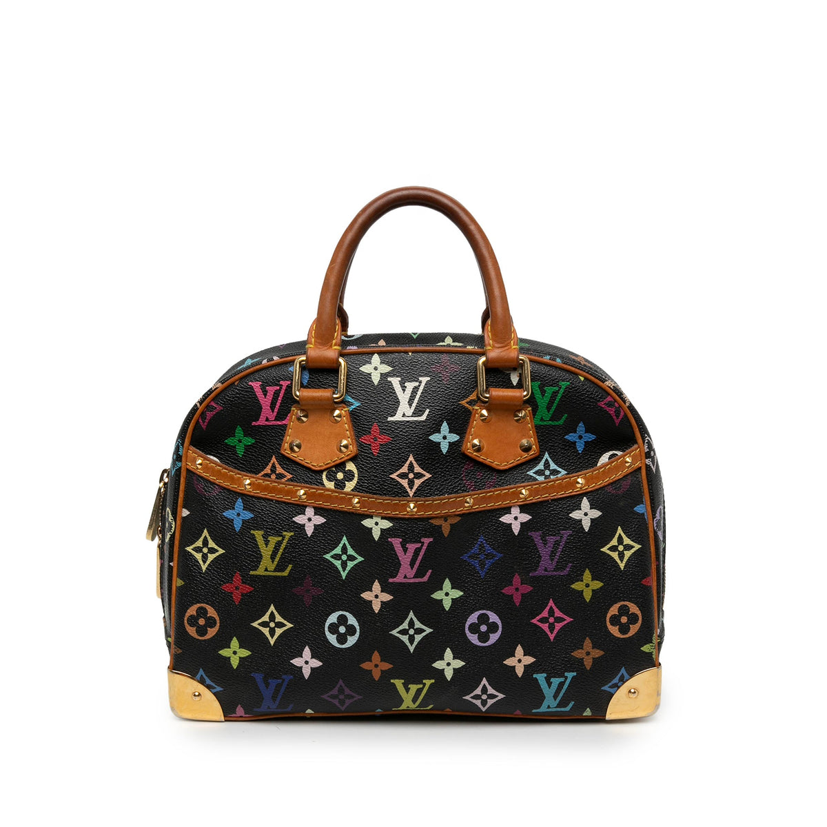 Louis Vuitton Monogram Multicolore Trouville — Black