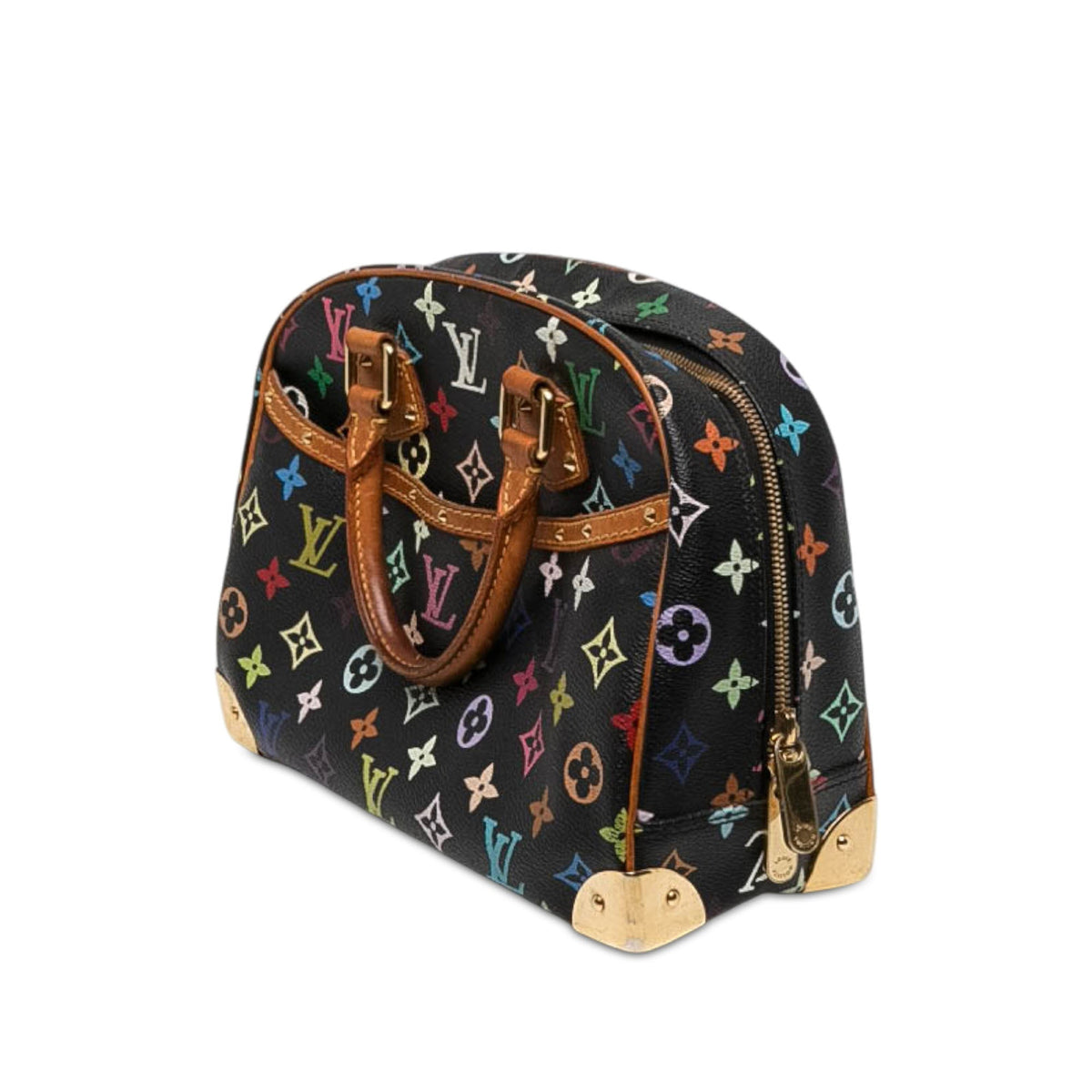 Louis Vuitton Monogram Multicolore Trouville — Black